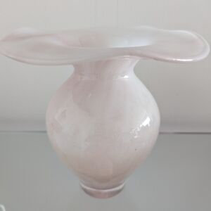 Chic Pink Glass Vase